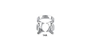 Fit-Rubber Dam Clamp - No. 14A Molar Clamp with Wings ›14A››kapocs