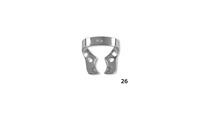 Fit-Rubber Dam Clamp - No. 26 Molar Clamp Wingless ›26››kapocs