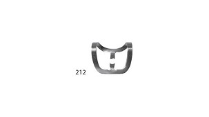 Fit-Rubber Dam Clamp - No. 212 Ivory Style (Cervical) ›212››kapocs